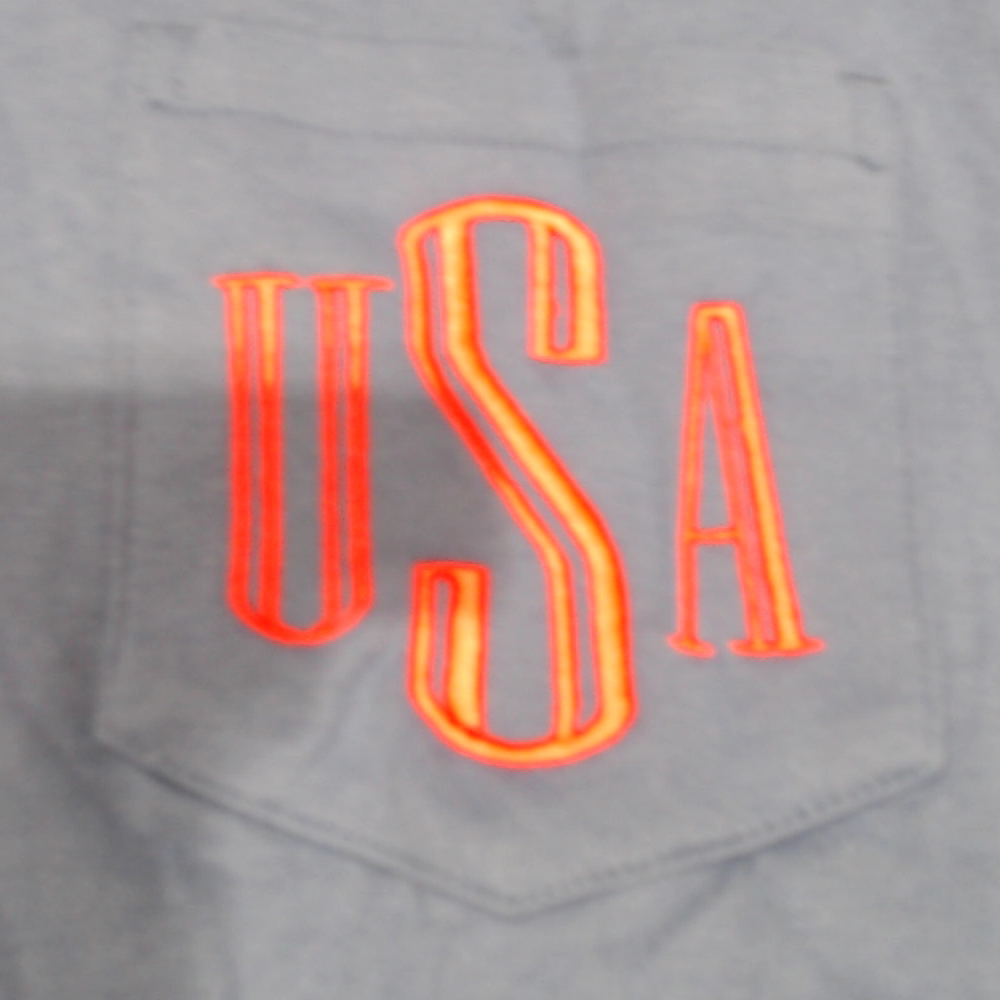 BLOOPER CLOTHING: Monogrammed America T-Shirt