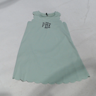 BLOOPER KIDS: Monogrammed Girls Scallop Dress