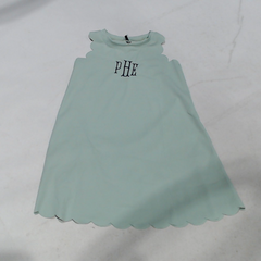 BLOOPER KIDS: Monogrammed Girls Scallop Dress