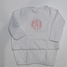 BLOOPER KIDS: Monogrammed Baby Layette Gown