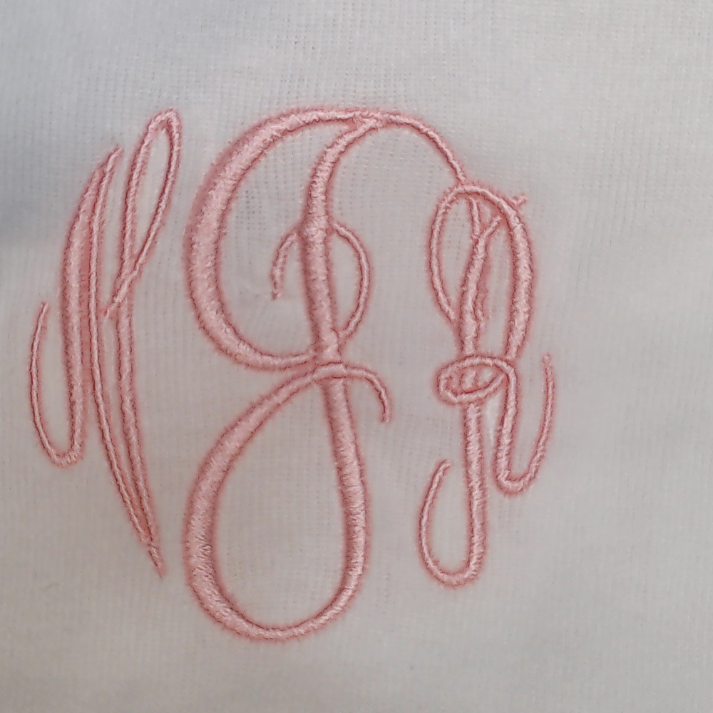 BLOOPER KIDS: Monogrammed Baby Layette Gown