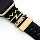 Personalized Smart Watch Charm Set | Gold