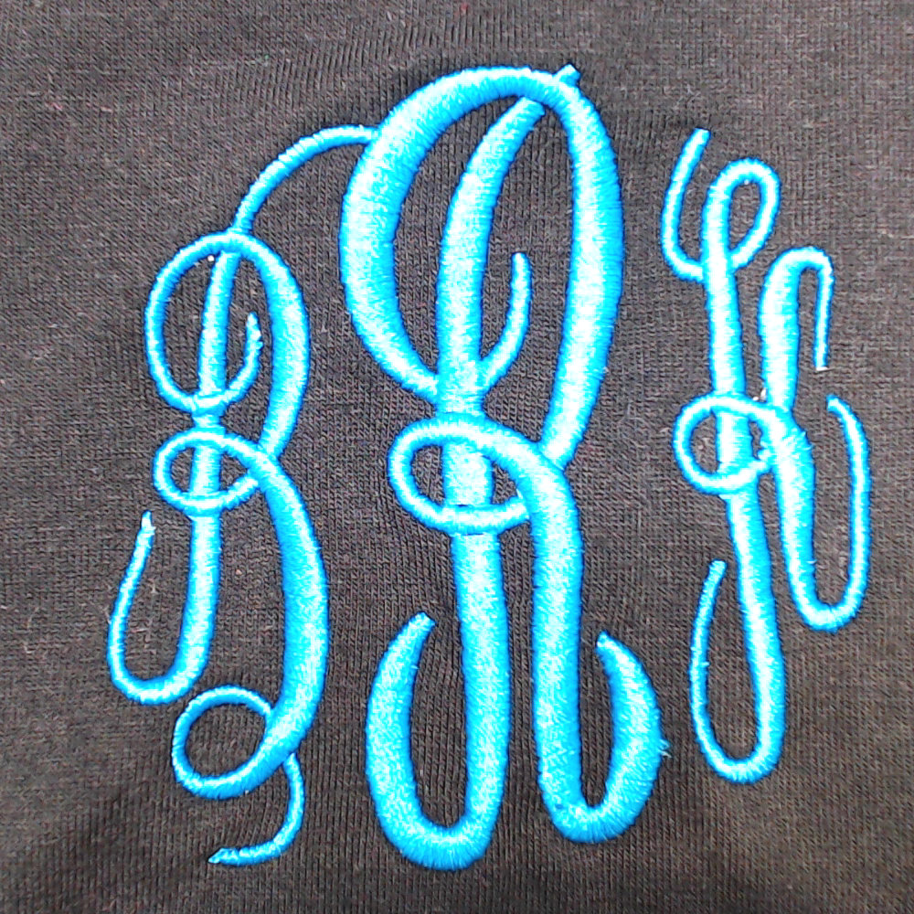 BLOOPER CLOTHING: Monogrammed Ruffle Top