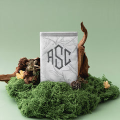 birch camo kids wallet with moss and driftwood