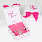 Monogrammed Jewelry Gift Set | Silver