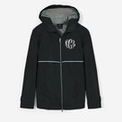 Monogrammed New England Rain Jacket | Black