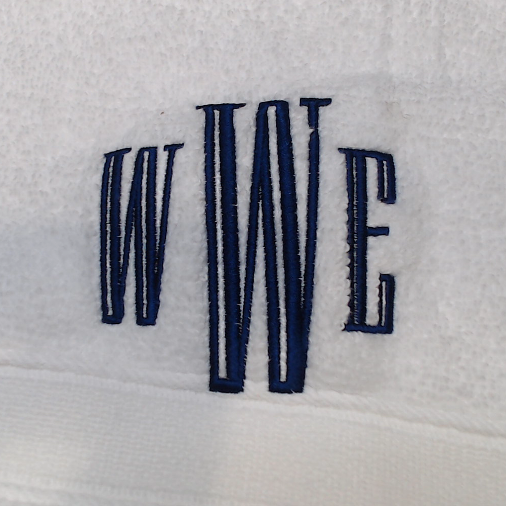BLOOPER ACCESSORY: Monogrammed Hand Towel