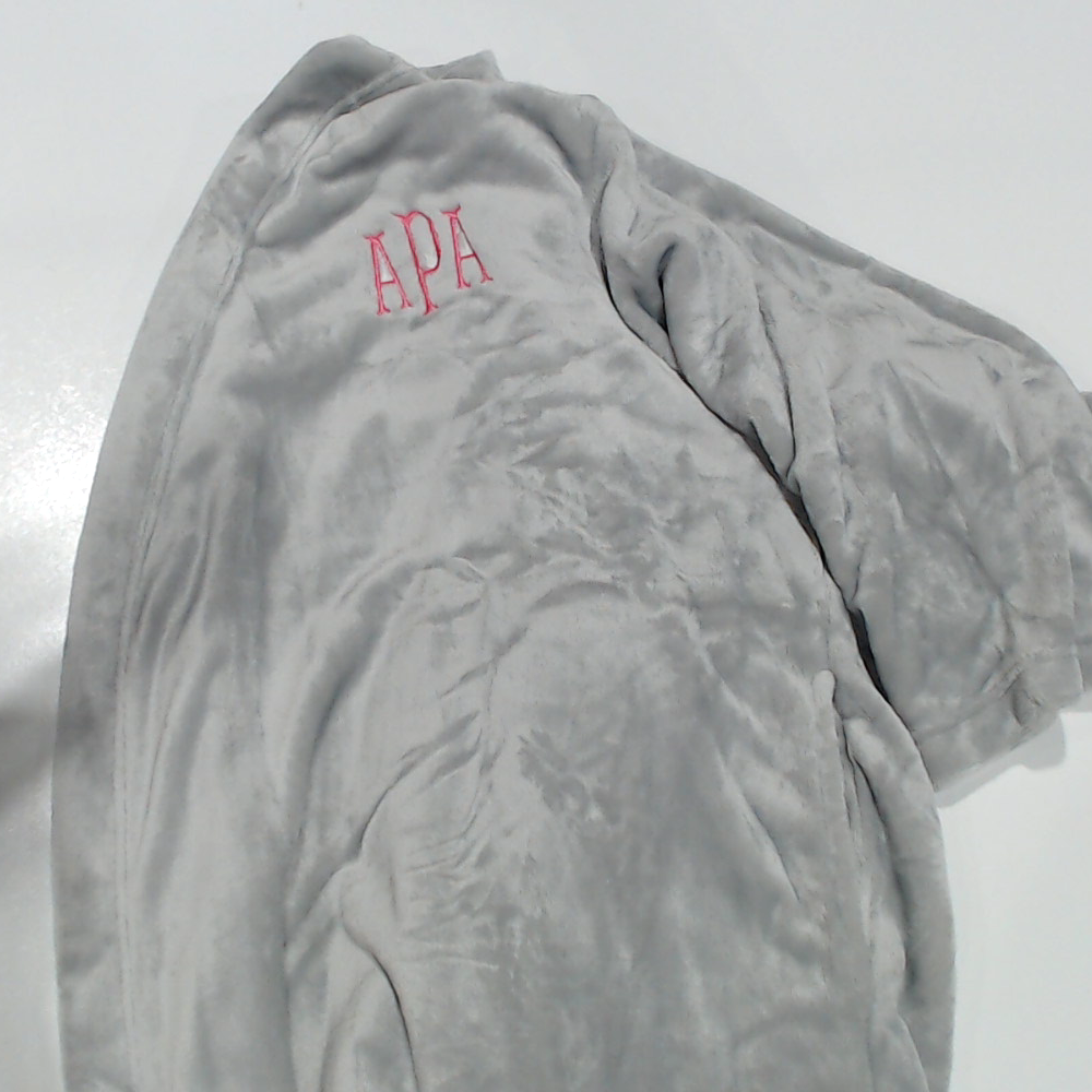 BLOOPER CLOTHING: Monogrammed Full Length Plush Robe