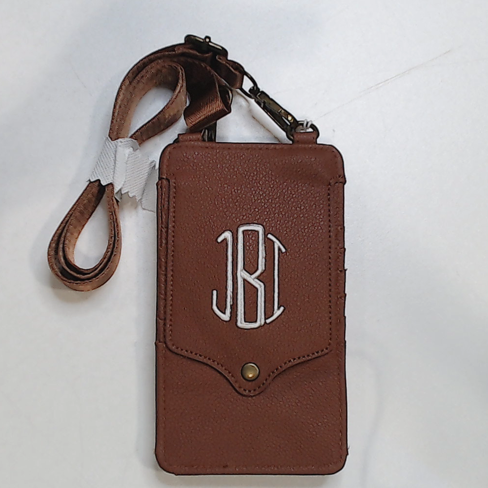 BLOOPER BAG: Monogrammed Phone Crossbody