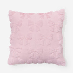 Bow Pillow Sham in Pink