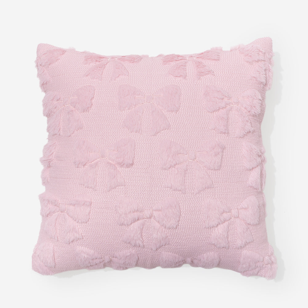 Bow Pillow Sham in Pink