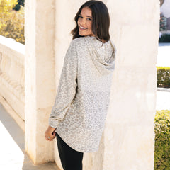 back of snow leopard softspun pullover