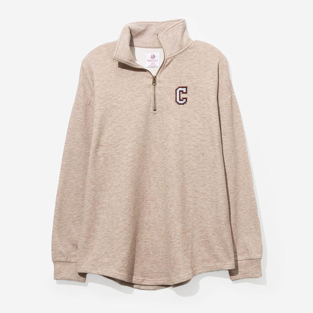 College of Charleston Cougars Heathered Fleece Pullover WBG