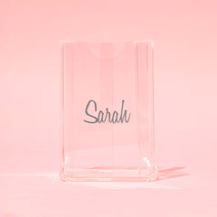 Personalized Pen Holder in Clear