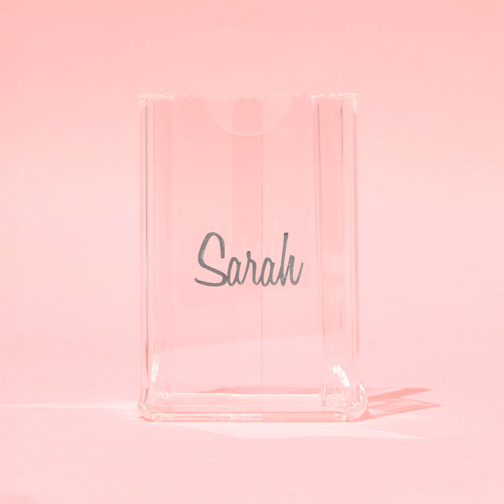 Personalized Pen Holder in Clear