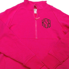 BLOOPER CLOTHING: Monogrammed Quarter Zip Pullover