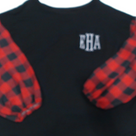BLOOPER CLOTHING: Monogrammed Puff Sleeve Top