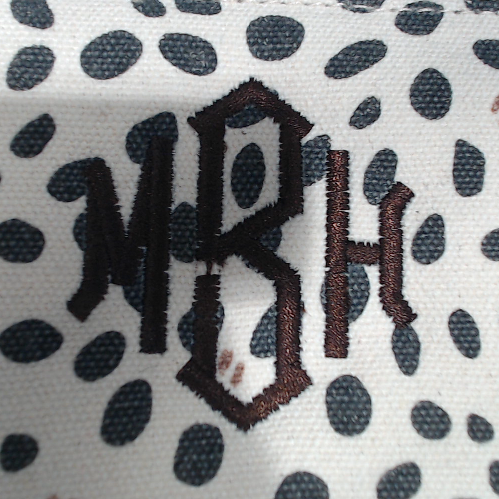BLOOPER ACCESSORY: Monogrammed Keychain Wallet