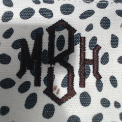 BLOOPER ACCESSORY: Monogrammed Keychain Wallet