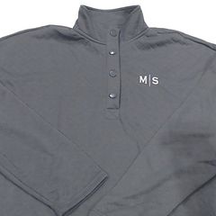 BLOOPER CLOTHING: Monogrammed Quilted Pullover