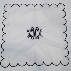 BLOOPER ACCESSORY: Monogrammed Pillow Sham