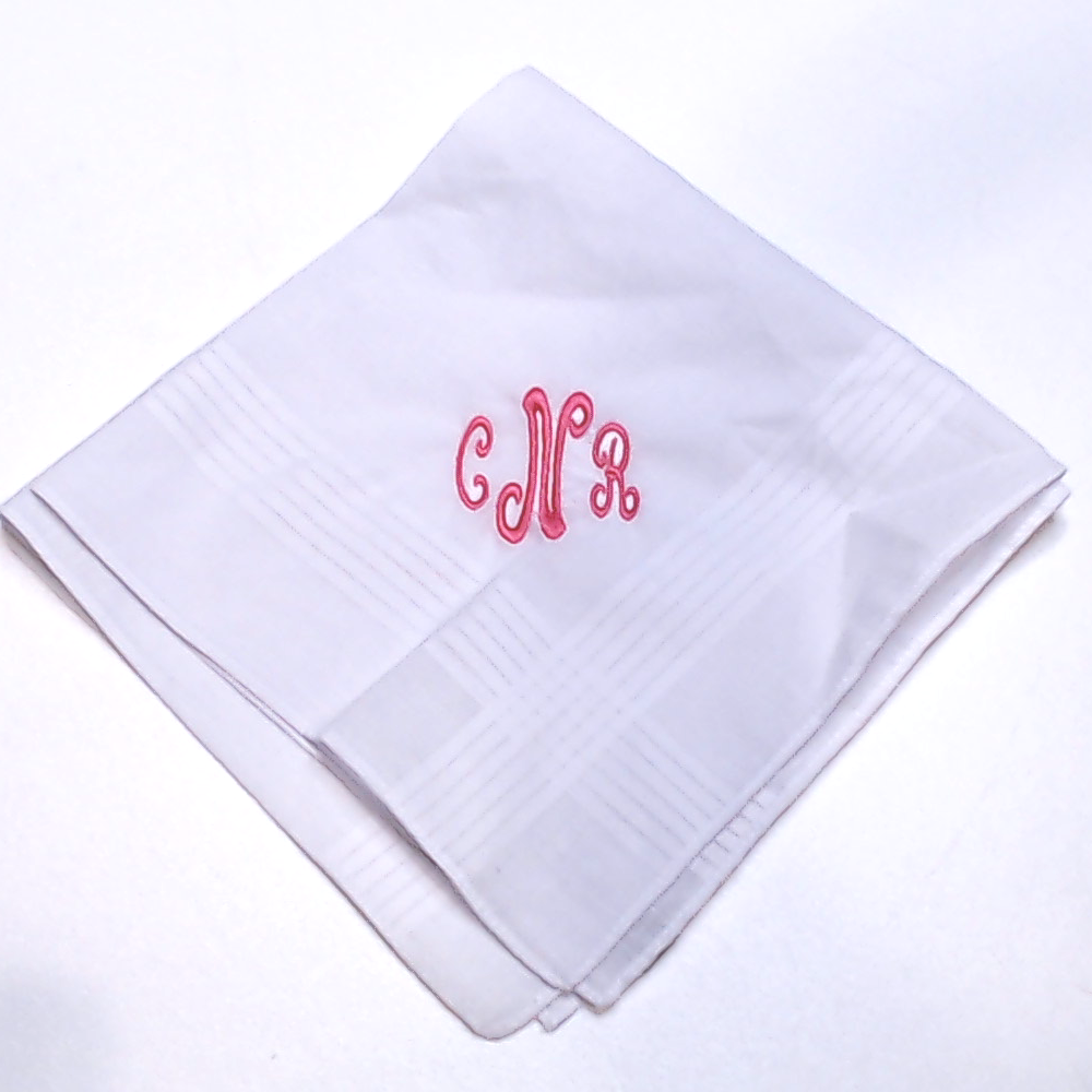 BLOOPER ACCESSORY: Monogrammed Men's Handkerchief Set