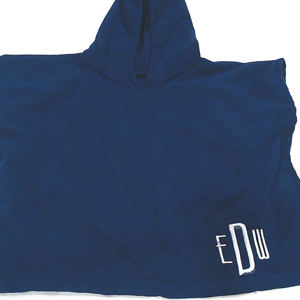 BLOOPER KIDS: Monogrammed Toddler Hooded Towel Poncho
