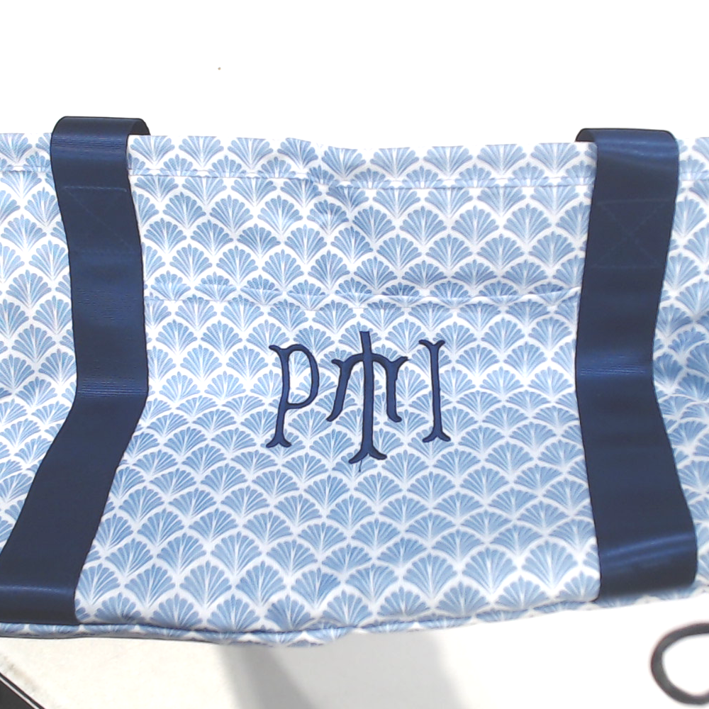 BLOOPER BAGS: Monogrammed Wire Top Extra Large Tote