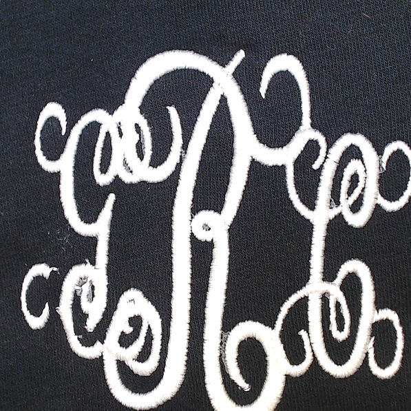BLOOPER CLOTHING: Monogrammed Sweatshirt Cardigan