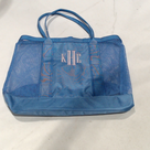 BLOOPER BAG: Monogrammed Structured Mesh Tote