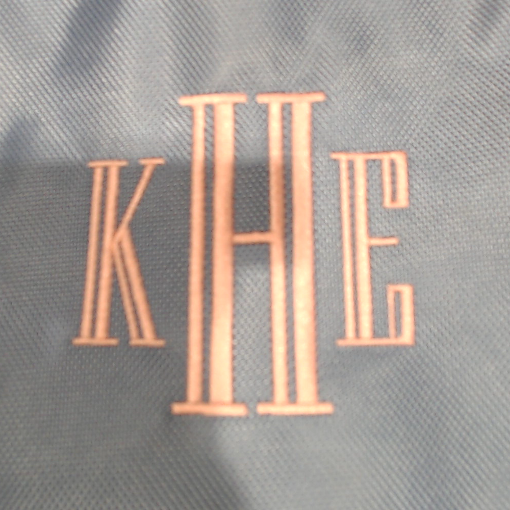 BLOOPER BAG: Monogrammed Structured Mesh Tote
