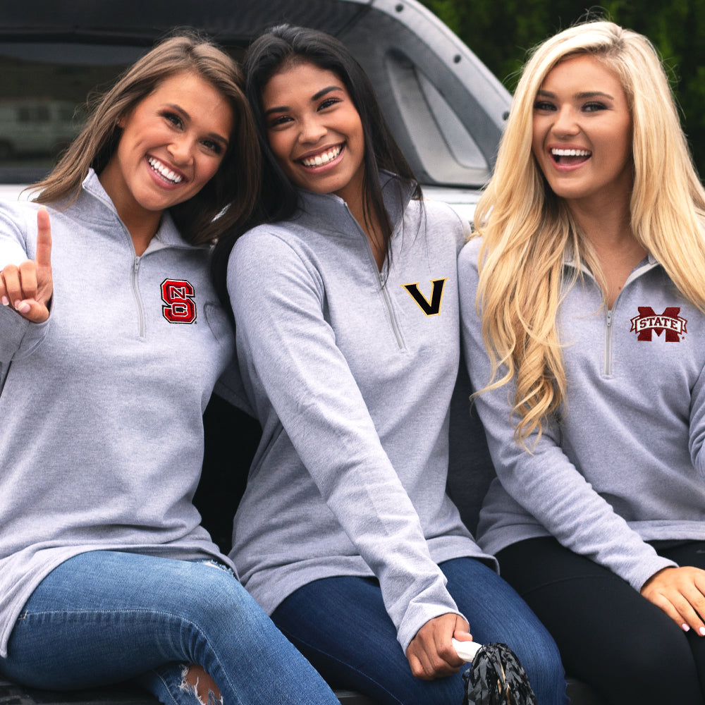 trio of vanderbilt sweatshirt - heather gray