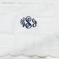BLOOPER ACCESSORY: Monogrammed Pillow Sham