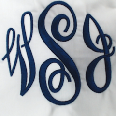 BLOOPER ACCESSORY: Monogrammed Pillow Sham
