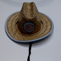 BLOOPER KIDS: Monogrammed Kids Straw Hat