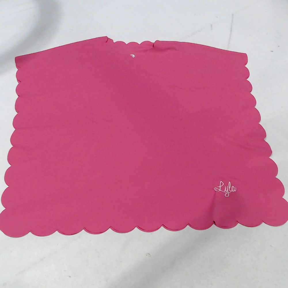 BLOOPER KIDS: Monogrammed Girls Scalloped Cover Up