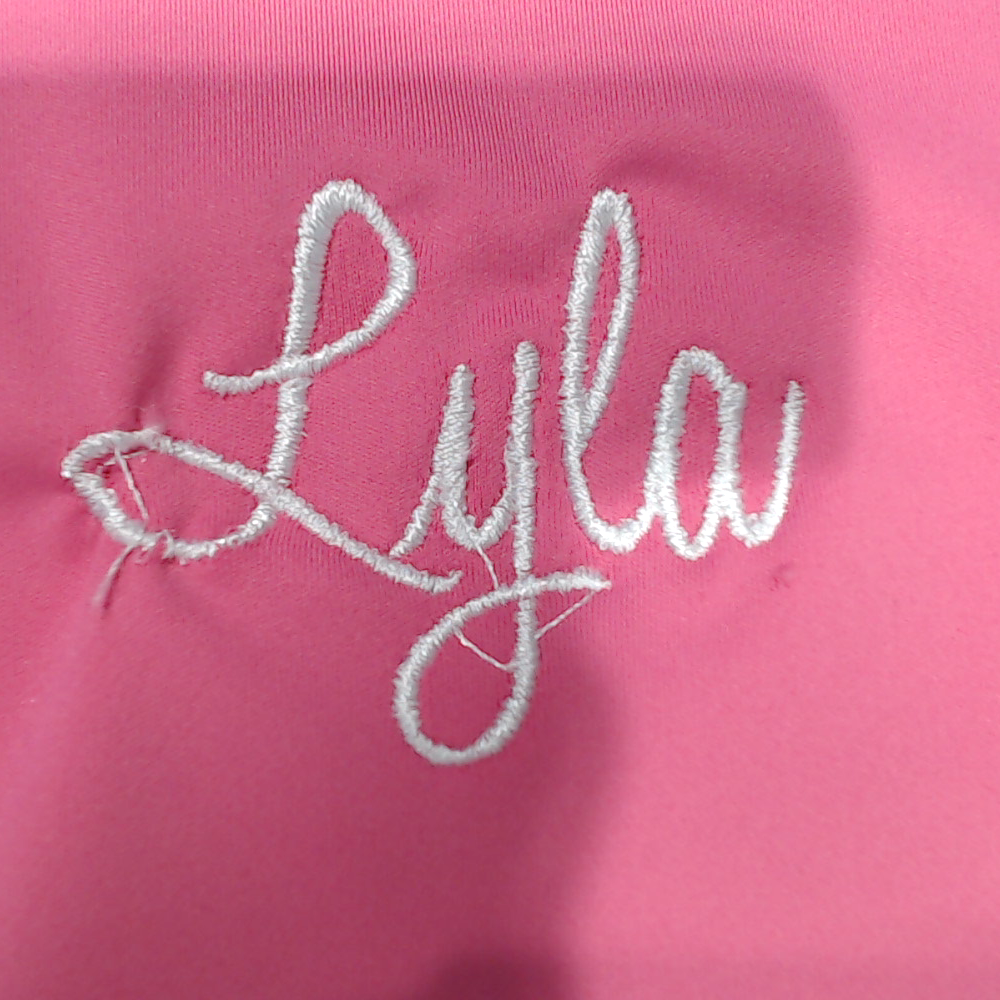 BLOOPER KIDS: Monogrammed Girls Scalloped Cover Up