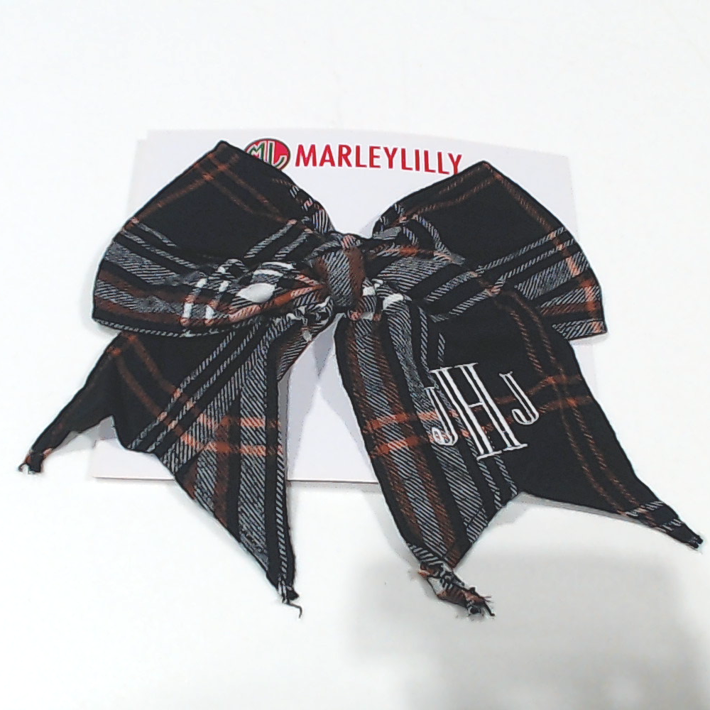 BLOOPER ACCESSORY: Monogrammed Girls Hair Bow