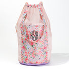 Monogrammed Packable Laundry Bag | Coral Floral