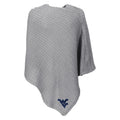 west virginia poncho - heathered gray