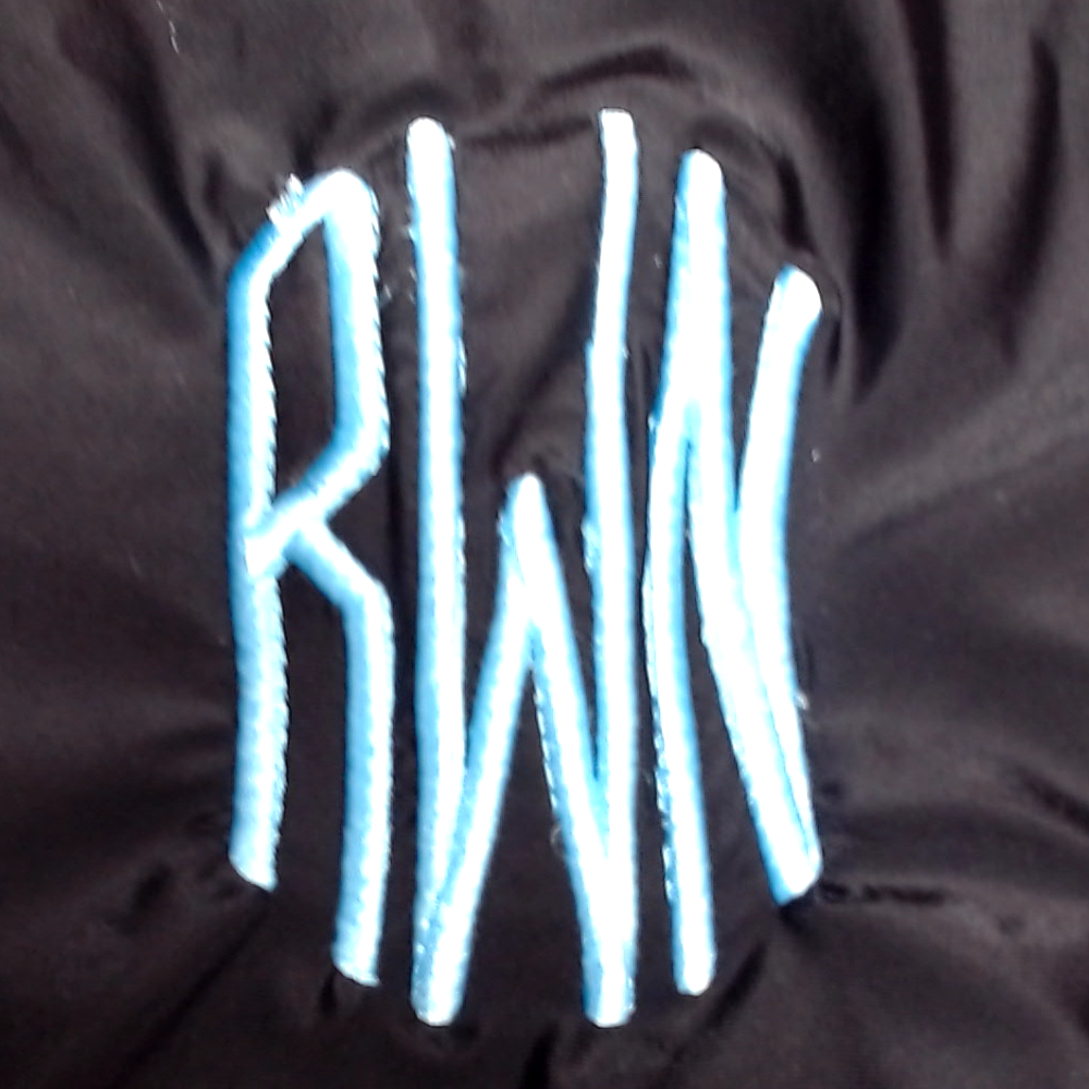 BLOOPER SWIM: Monogrammed High Neck Bikini Top