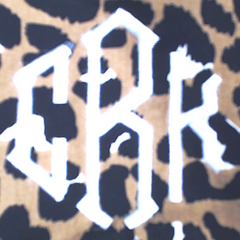 BLOOPER SWIM: Monogrammed Cover Up