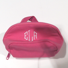 BLOOPER BAG: Monogrammed Makeup Bag