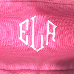 BLOOPER BAG: Monogrammed Makeup Bag