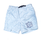 BLOOPER KIDS: Monogrammed Boys Swim Trunks