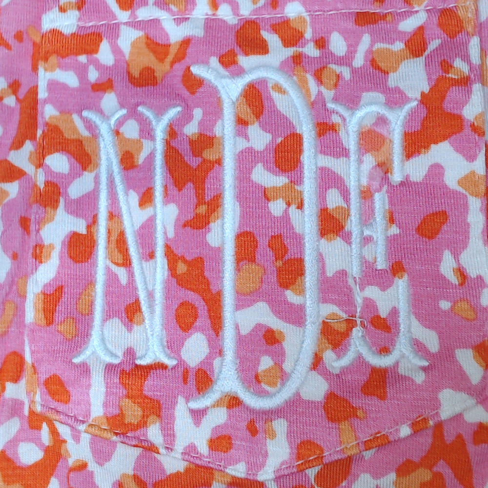 BLOOPER CLOTHING: Monogrammed Short Sleeve Tunic
