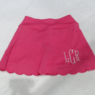 BLOOPER KIDS: Monogrammed Girls Skort