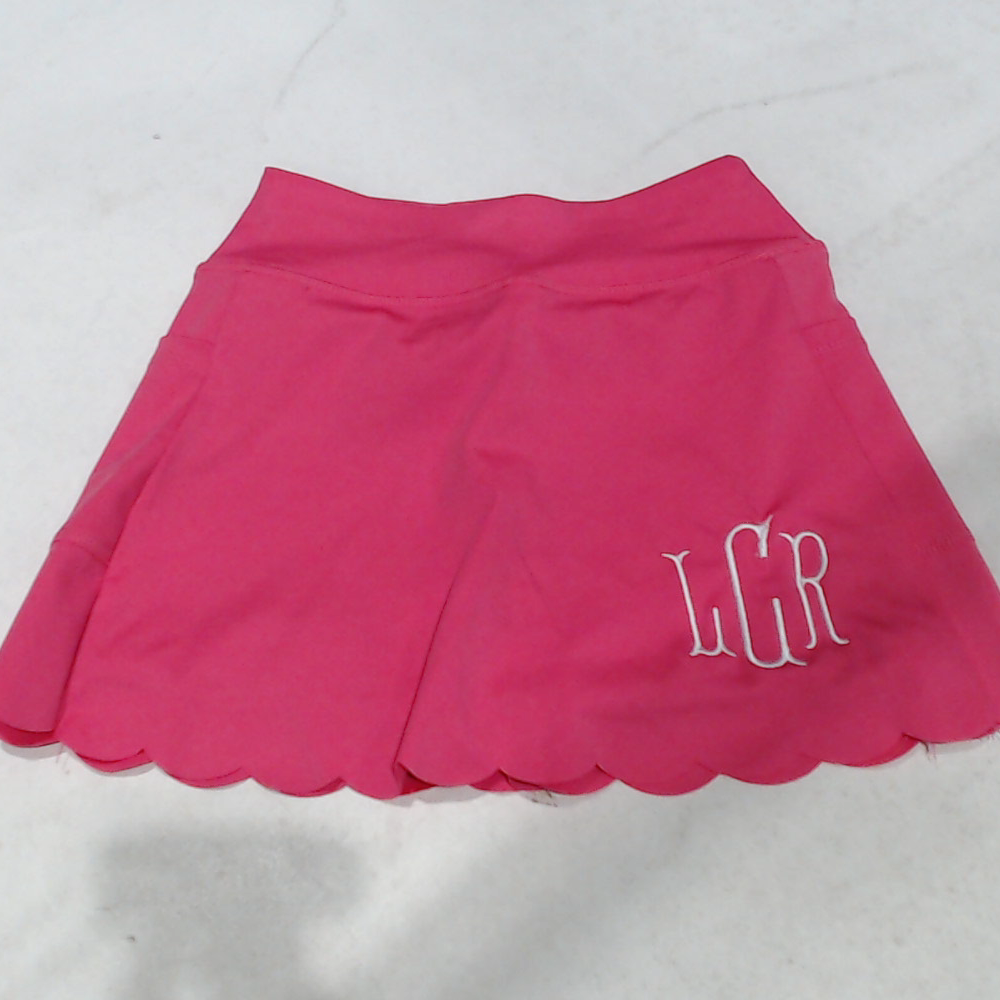 BLOOPER KIDS: Monogrammed Girls Skort