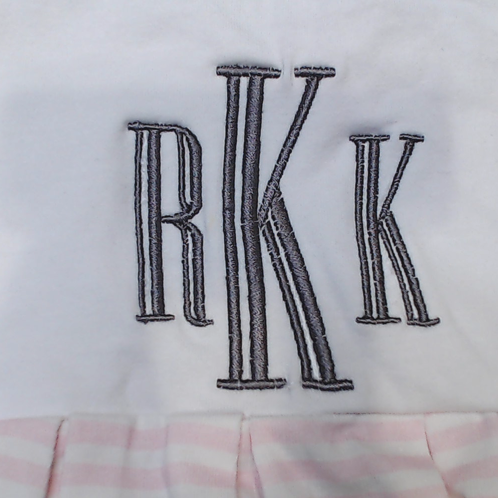 BLOOPER CLOTHING: Monogrammed Sunday Dress