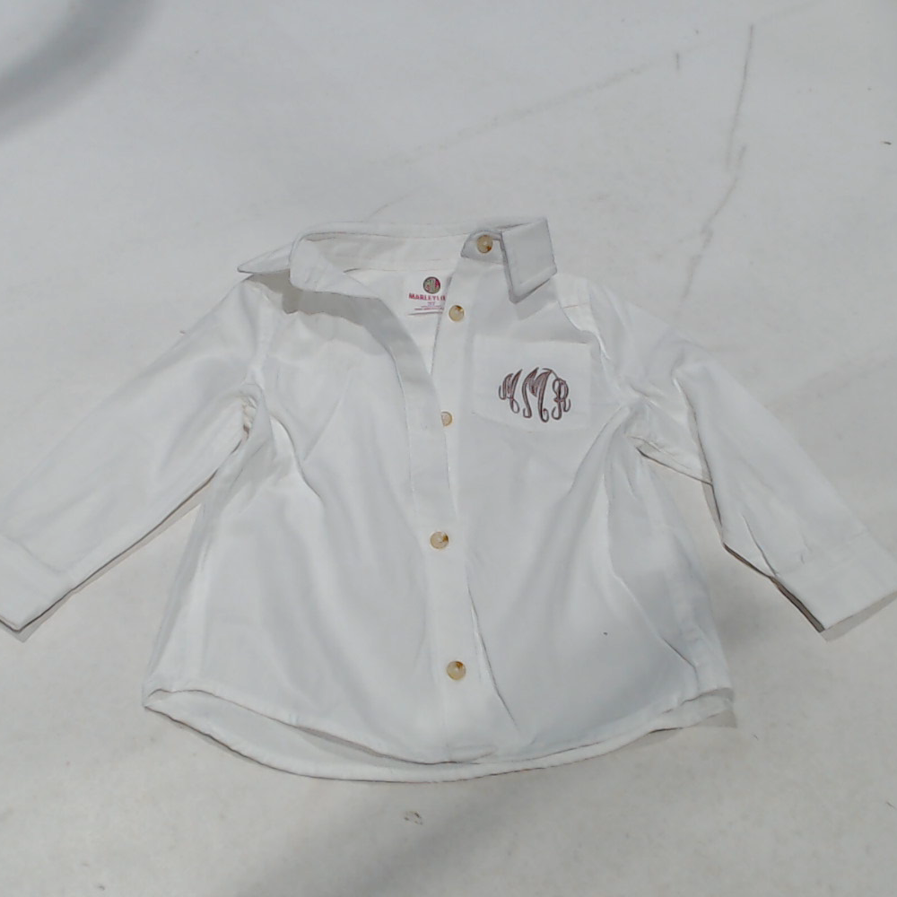 BLOOPER KIDS: Monogrammed Kids Button Down Tunic